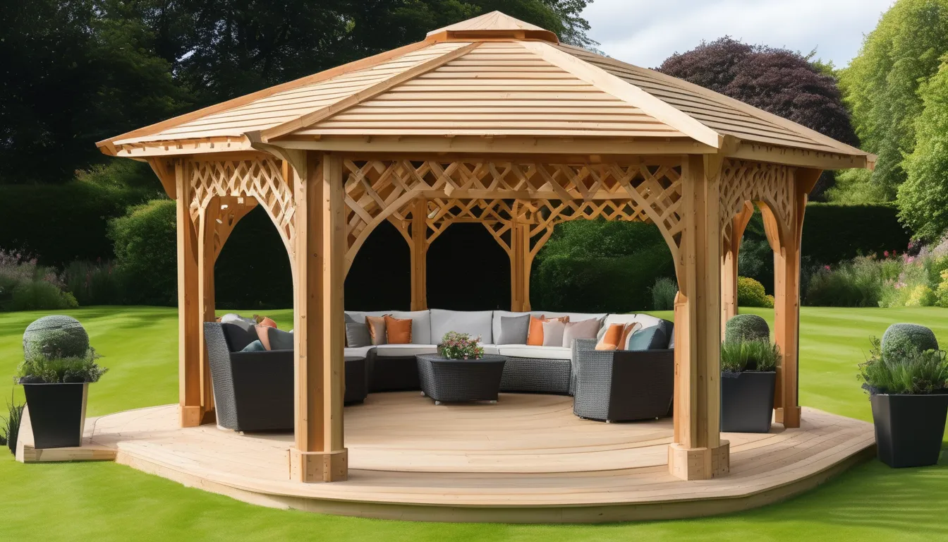 Bespoke Wooden Gazebos  A Personal Touch to Your Garden