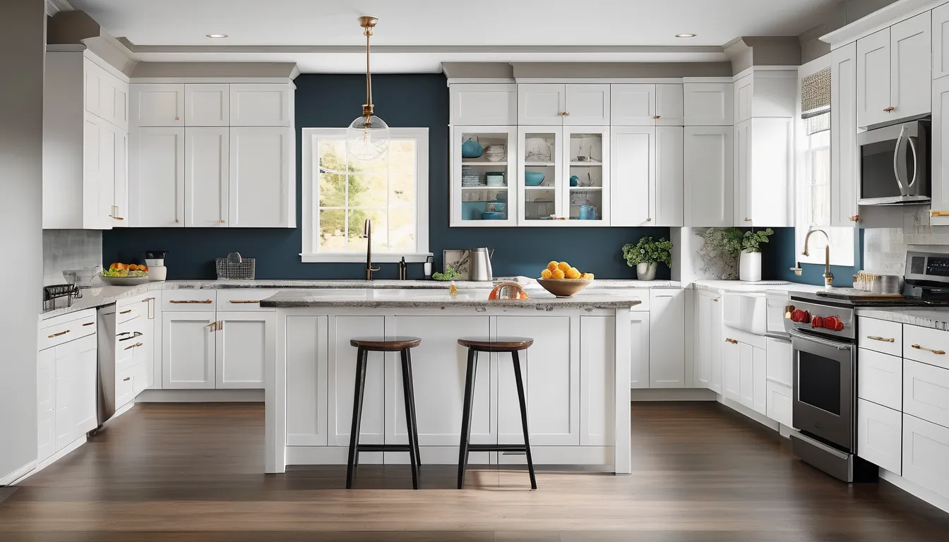 Modernizing a Classic Look  White Shaker Cabinets With Contemporary Accents